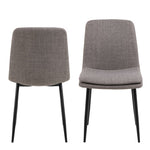 Becca Dining Chair in Light Brown Set of 4 