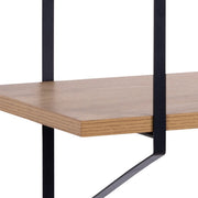 Belfast Wall Unit with 4 Shelves in Oak 