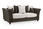 Bella Sofa Grey 3 Seater - 215CM 