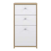 Best Chest Storage Cabinet 2 Drawers 1 Door in Artisan Oak/White 