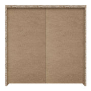 Best Chest Storage Cabinet with 4 Doors in Artisan Oak/White 