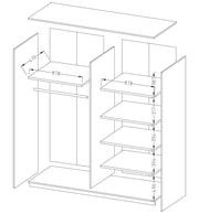 Beta Sliding Door Wardrobe 