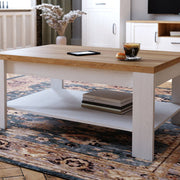 Bohol Coffee Table in Riviera Oak/White 