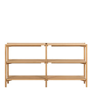 Braidwood Bookcase with 4 Shelves in Oak 
