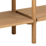 Braidwood Bookcase with 4 Shelves in Oak 