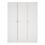 Brande Wardrobe with 3 Frame Doors in White 