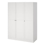 Brande Wardrobe with 3 Frame Doors in White 