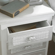 white and grey drawer