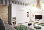 CP-03 Vertical Wall Bed Concept 90cm with Storage Cabinet 