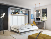 CP-05 Horizontal Wall Bed Concept 120cm with Over Bed Unit 