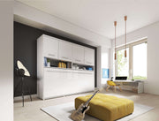 CP-06 Horizontal Wall Bed Concept 90cm with Over Bed Unit 