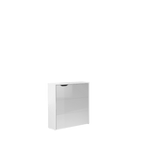 Work Concept Slim Convertible Hidden Desk 90cm [White Gloss] - White Background 2