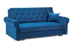 California Sofabed - Plush Blue 3 Seater 