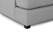 Carnaby Classic Grey Fabric U Shape Corner Sofa