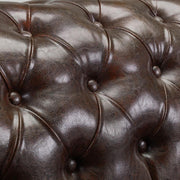 Chesterfield Antique Brown 2 Seater Sofa