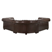 Chesterfield Antique Brown Large Corner Sofa