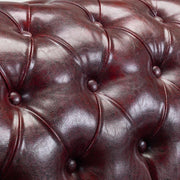 Chesterfield Oxblood Red Leather Armchair