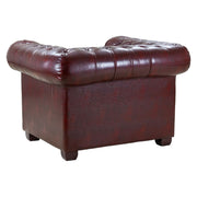 Chesterfield Oxblood Red Leather Armchair