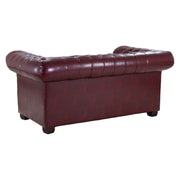 Chesterfield Oxblood Red 2 Seater Sofa