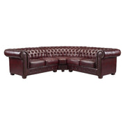 Chesterfield Oxblood Red Large Corner Sofa
