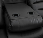 Chicago Electric Leather Recliner Sofa - Grey 3+2 Set 