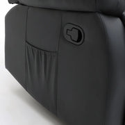 Chicago Manual Recliner Sofa - Black 3+2 Set 