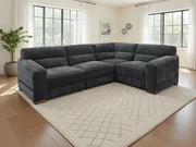 Chicago Sofa Charcoal Modular Corner Sofa - 284 x 204 CM
