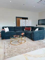 Chicago Sofa Charcoal Modular Corner Sofa - 284 x 204 CM
