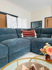 Chicago Sofa Charcoal Modular Corner Sofa - 284 x 204 CM