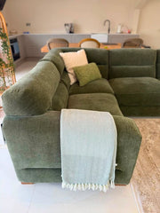 Chicago Sofa Green Modular Corner Sofa - 286 x 204 CM