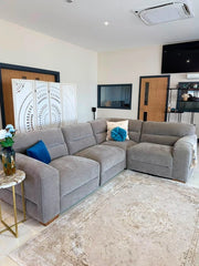 Chicago Sofa Grey Modular Corner Sofa - 286 x 204 CM