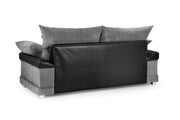 Colton Sofa - Black/Grey 3 Seater - 200 CM 