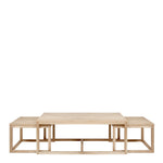 Cornus Coffee Table in Oak Set of 3 