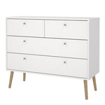 Cumbria Chest 2 + 2 Drawers White 