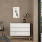 Cumbria Chest 2 + 2 Drawers White 