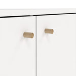 Cumbria Sideboard 2 Doors + 3 Drawers White 