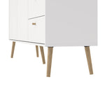 Cumbria Sideboard 2 Doors + 3 Drawers White 
