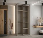 Dakota IX Sliding Door Wardrobe 100cm 