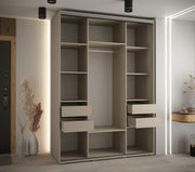 Dakota IX Sliding Door Wardrobe 170cm 