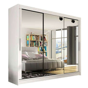 Dart III 250cm Sliding Door Wardrobe White 