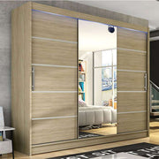Dart VI 250cm Sliding Door Wardrobe Sonoma 