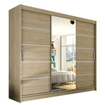 Dart VI 250cm Sliding Door Wardrobe Sonoma 