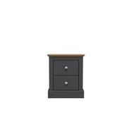 black bedside cabinet