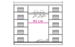 Dome DO8 Sliding Door Wardrobe 