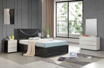 Eclipse Slate Grey High Gloss Ottoman Bed - Storage Lift Up | Single 3FT 