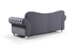 Elegance Sofa - Grey 3 Seater 