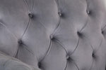 Elegance Sofa - Grey 3 Seater 