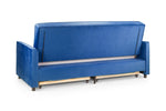 Elegance Sofabed - Plush Blue 3 Seater 