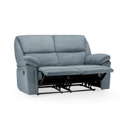 Elio Grey Fabric 2 Seater Manual Recliner Sofa