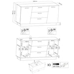 Emira 84 Sideboard Cabinet 